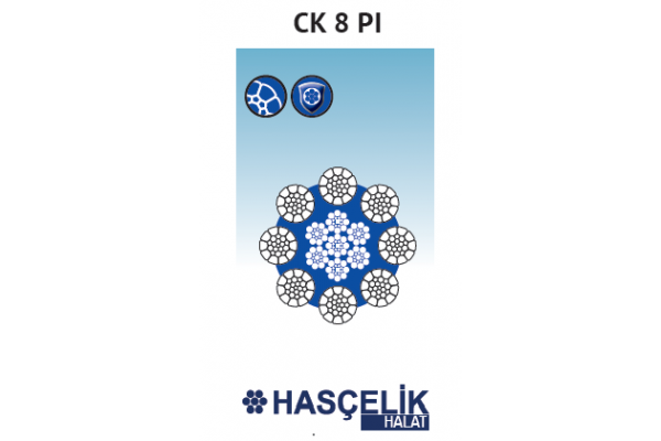 CK 8 PI KOMPAKT TORON IWRC PLASTİK DOLGULU / DÖNMEYE KARŞI DAYANIKLI OLMAYAN 